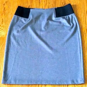 Gray Stretch Skirt